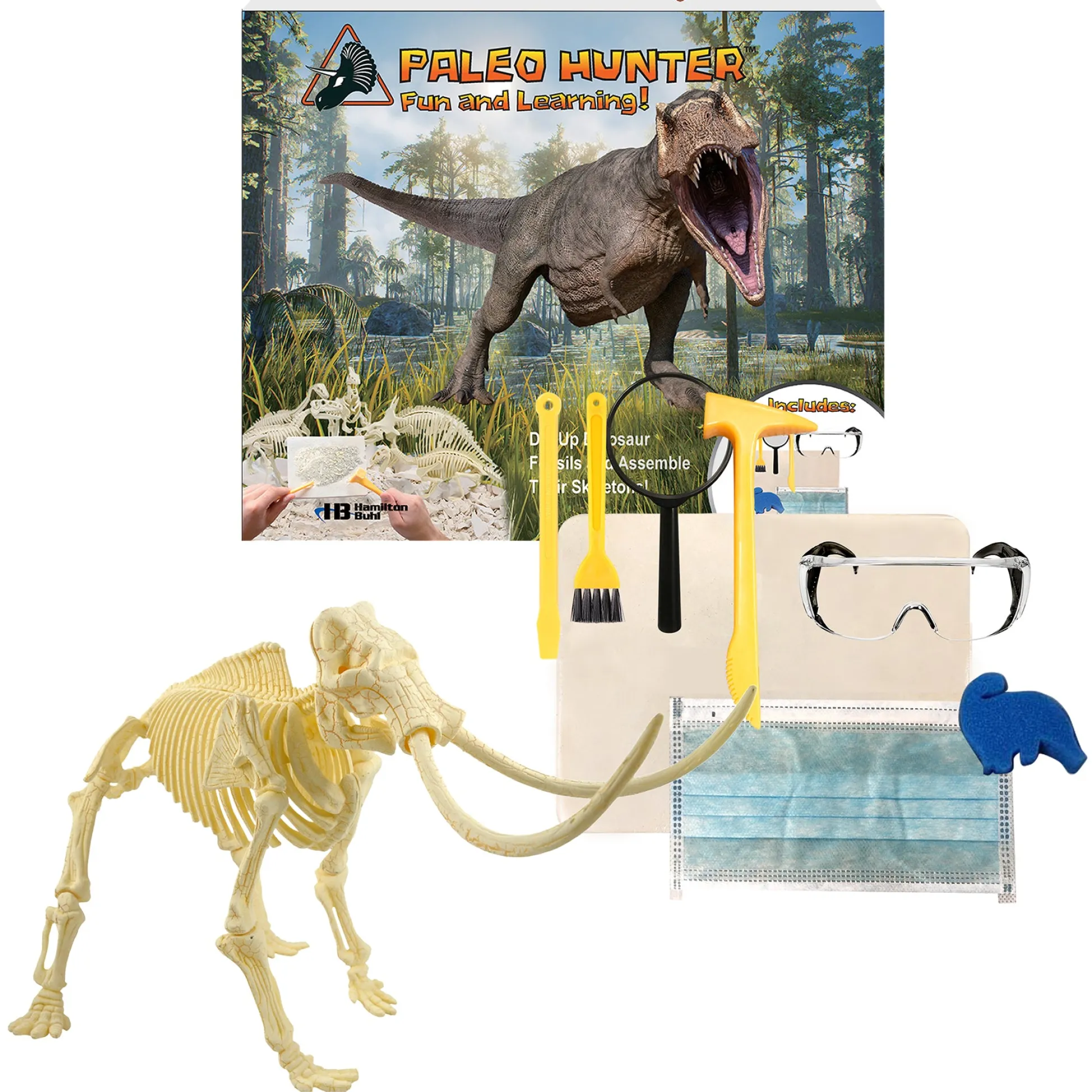 Educators Resource HamiltonBuhl Paleo Hunter Mammoth Rex Dig Kit - STEAM Education Set* Science Toys