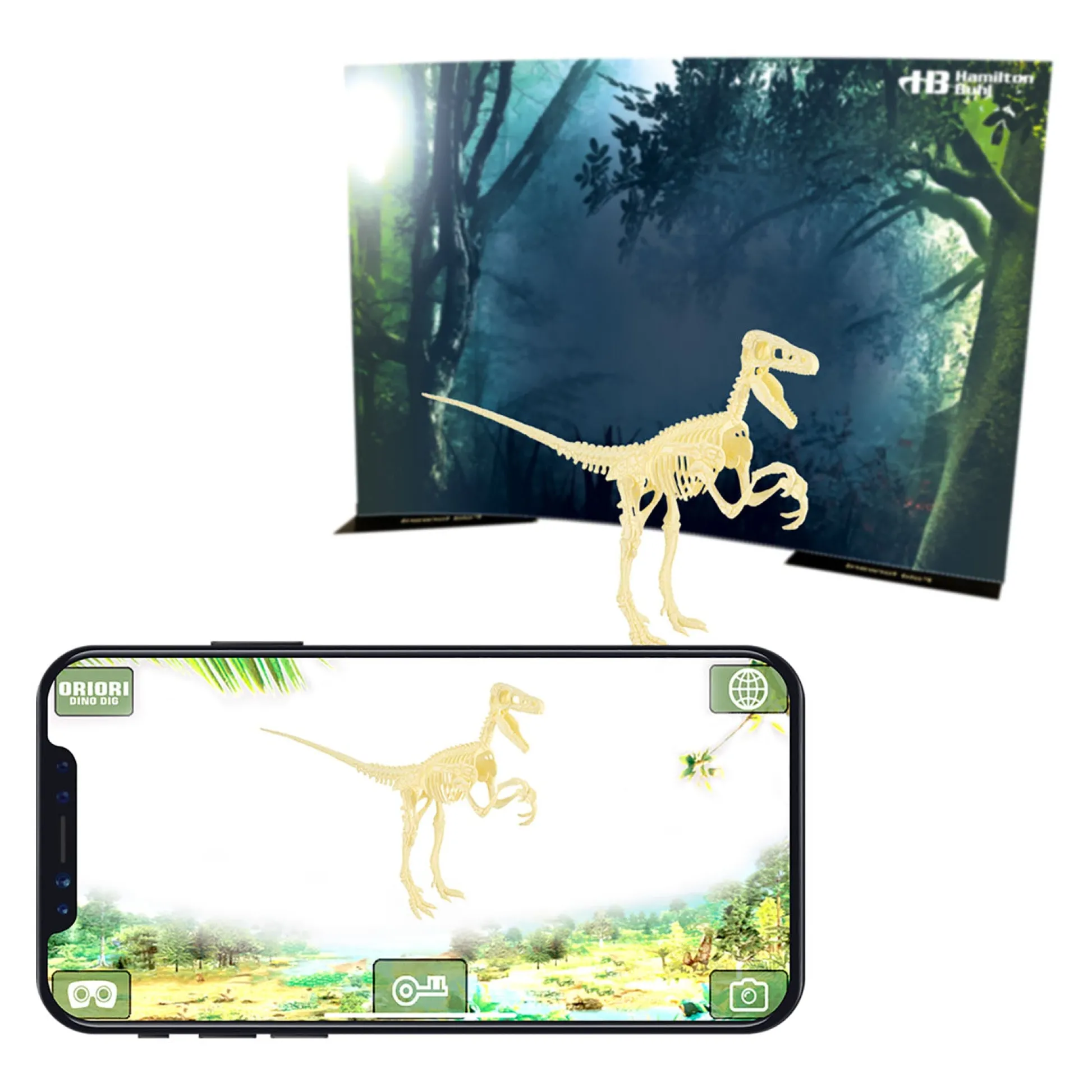 Educators Resource HamiltonBuhl Velociraptor Rex Paleo Hunter Dig Kit - STEAM Education Set* Science Toys