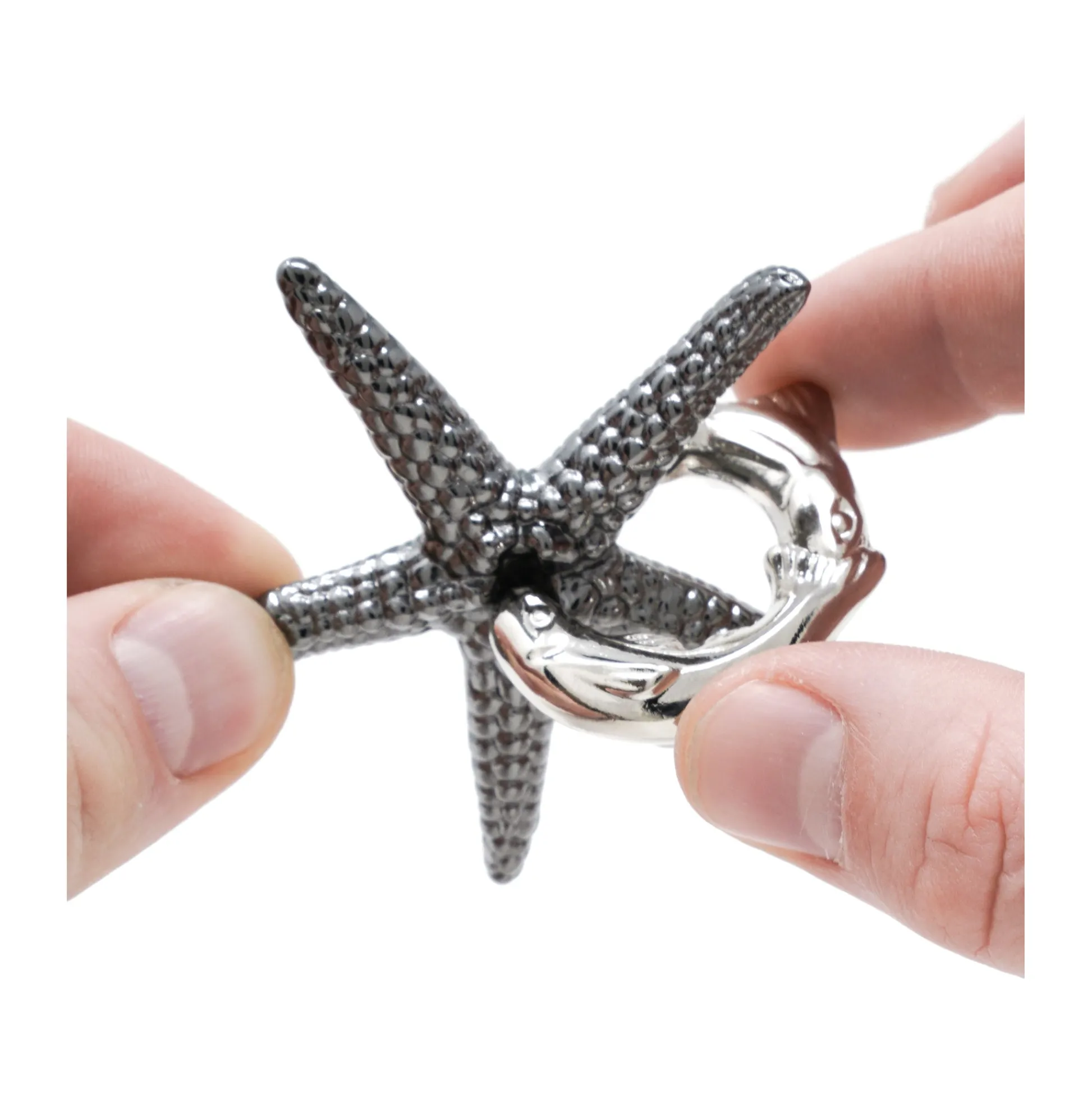 AreYouGame Hanayama Cast Metal Level 2 Puzzle - Starfish Voyage* Puzzles