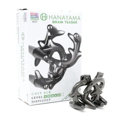 AreYouGame Hanayama Level 5 Cast Metal Brain Teaser Puzzle - Elk* Puzzles