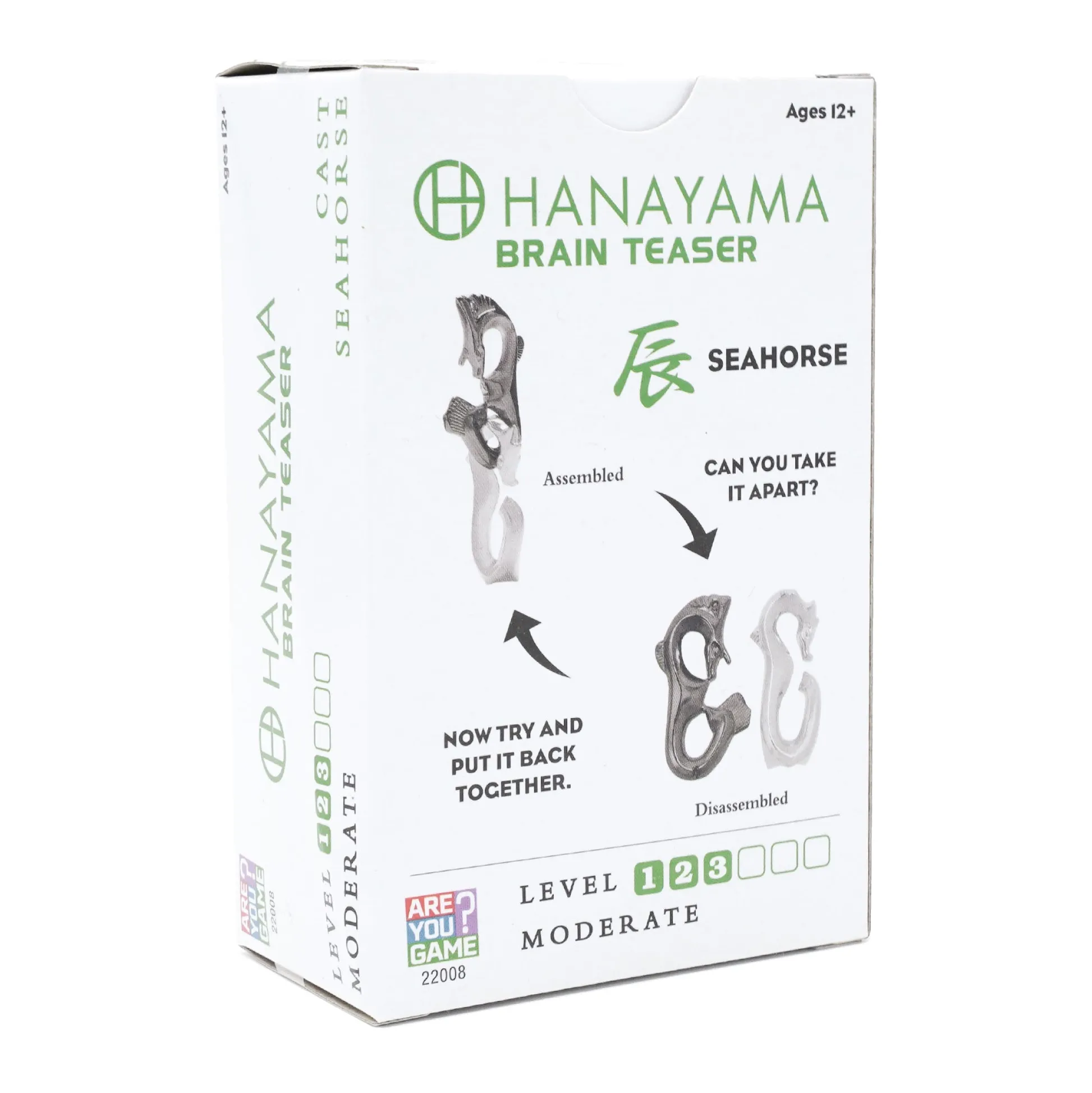 AreYouGame Hanayama Level 3 Cast Puzzle - Seahorse Challenge* Puzzles