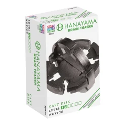 AreYouGame Hanayama Level 2 Cast Puzzle - Disk: Metal Mind Teaser* Puzzles