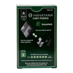 AreYouGame Hanayama Level 1 Cast Puzzle - Diamond* Puzzles
