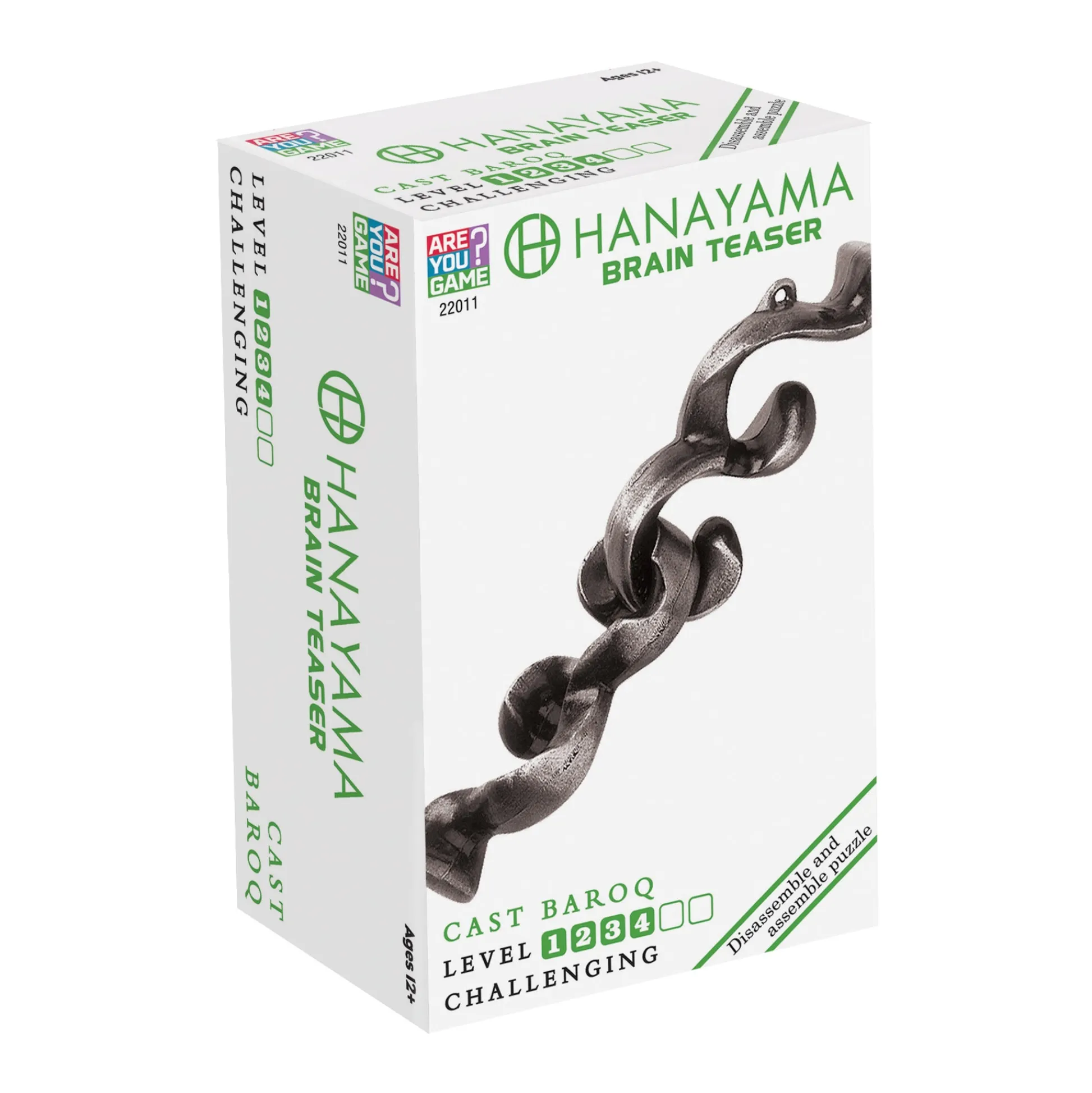 AreYouGame Hanayama Level 4 Cast Puzzle - Baroq: Musical Mind Teaser* Puzzles