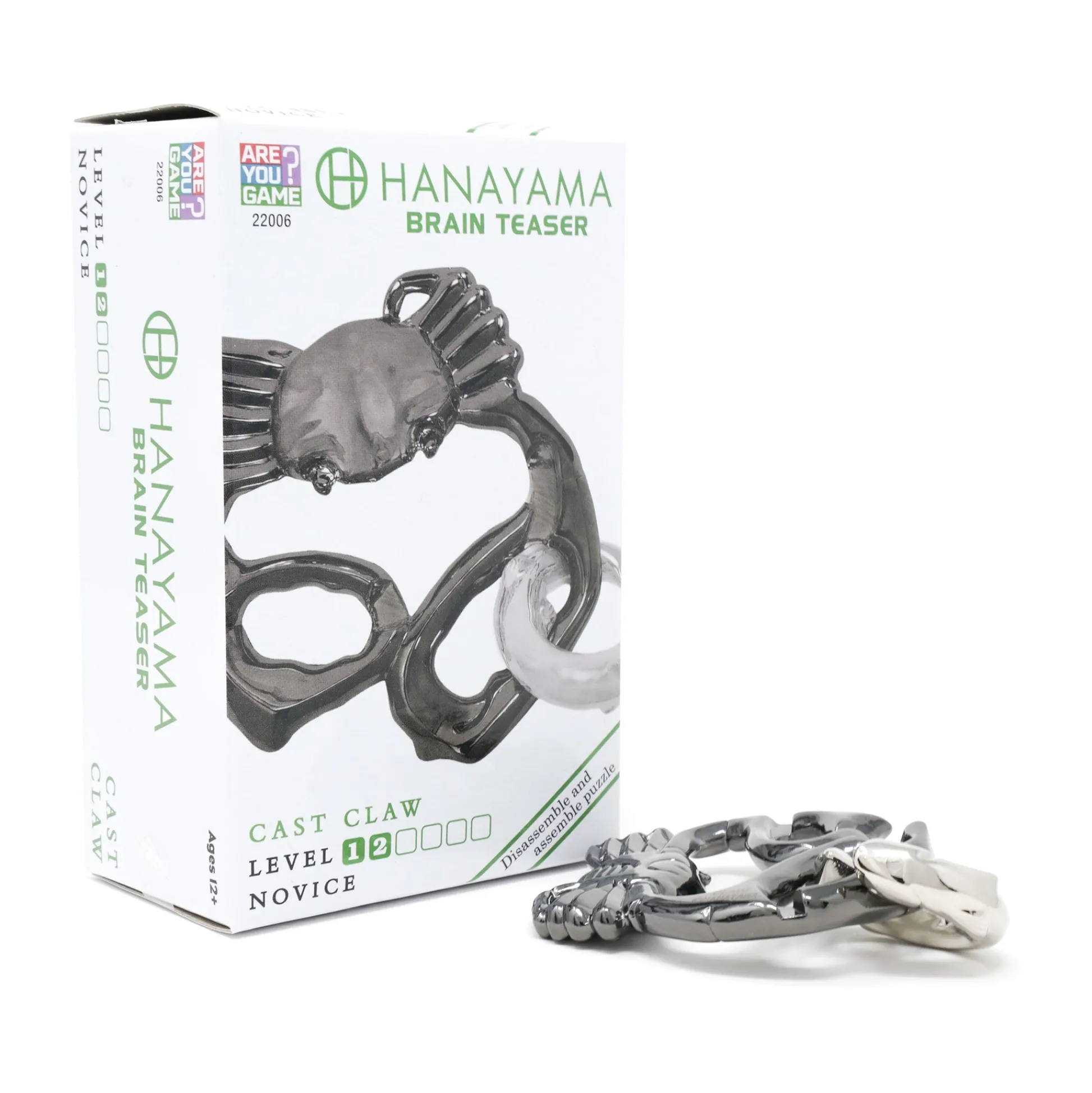 AreYouGame Hanayama Level 2 Cast Puzzle - Claw Challenge* Puzzles
