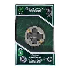 AreYouGame Hanayama Level 3 Cast Puzzle - Hex Brain Teaser* Puzzles