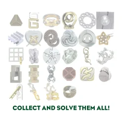 AreYouGame Hanayama Level 5 Cast Puzzle - Ripple, Metal Brain Teaser* Puzzles