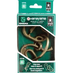 AreYouGame Hanayama Level 6 Cast Puzzle - Enigma Brain Teaser* Puzzles