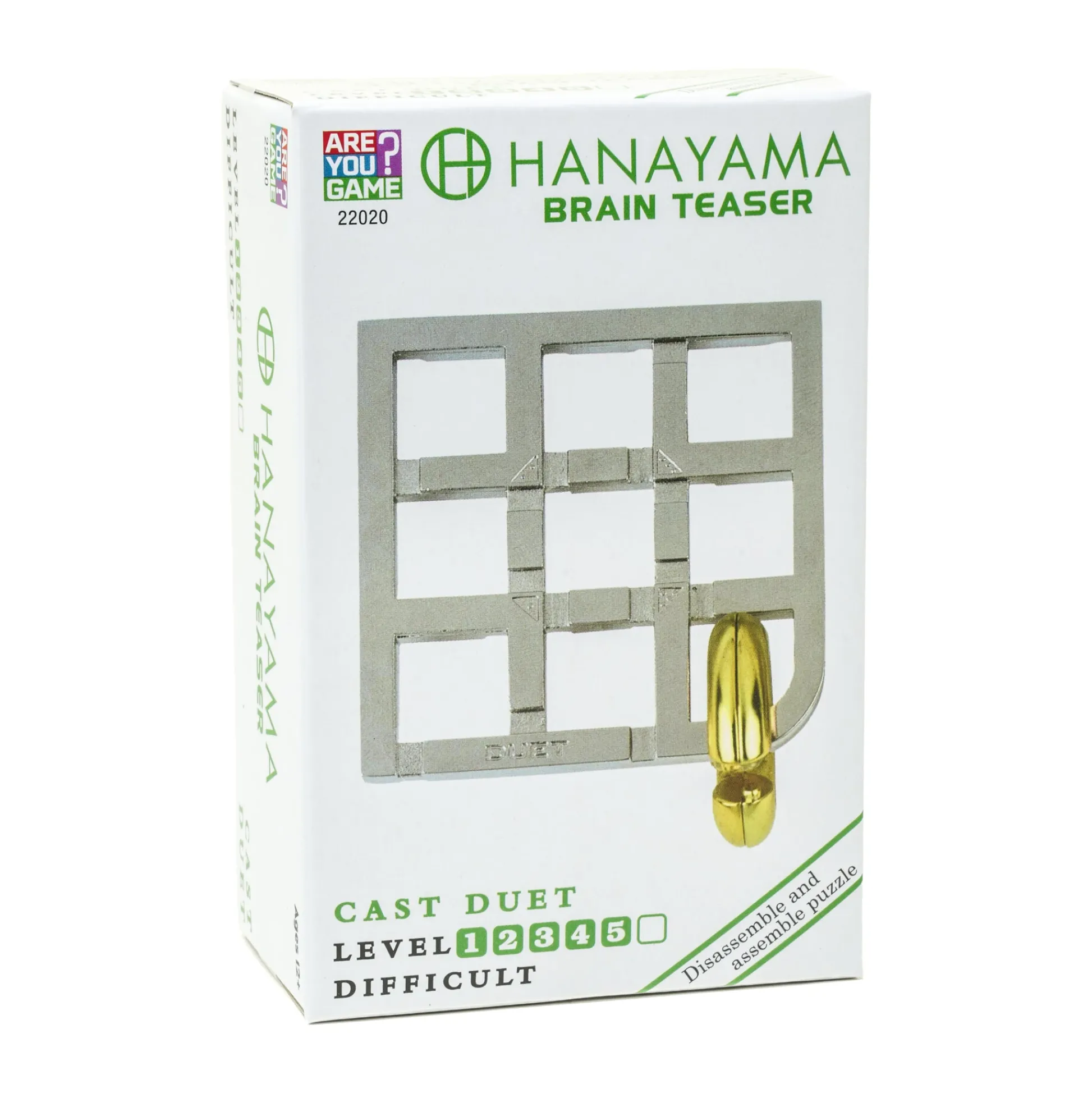 AreYouGame Hanayama Level 5 Cast Puzzle - Duet* Puzzles