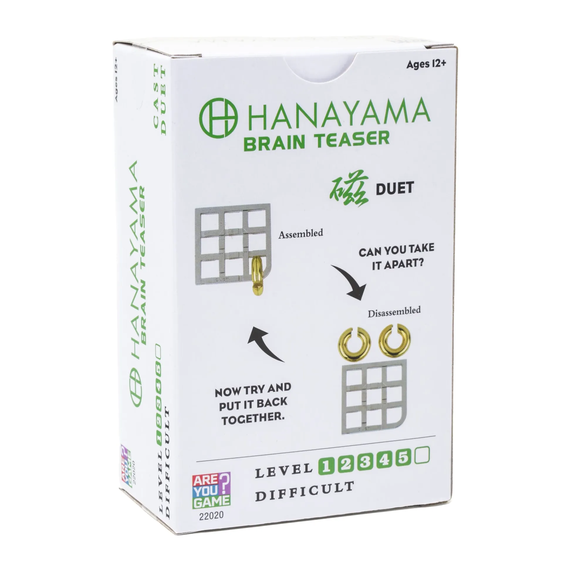 AreYouGame Hanayama Level 5 Cast Puzzle - Duet* Puzzles