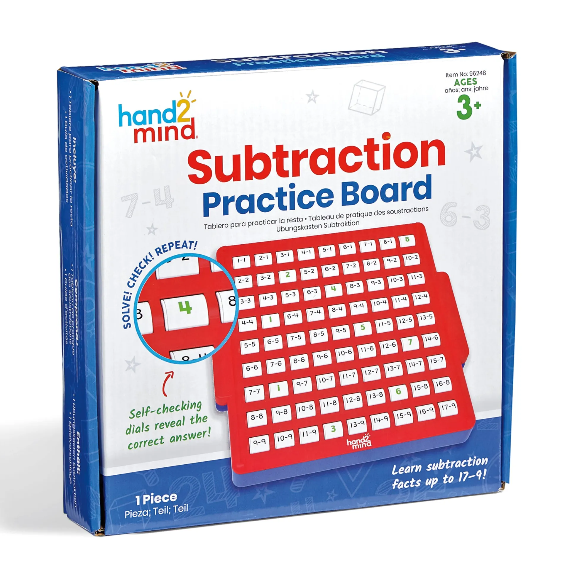 Educators Resource Hand2Mind Interactive Math Facts Board - Master Subtraction Skills* Math Toys|Math, Counting & Time