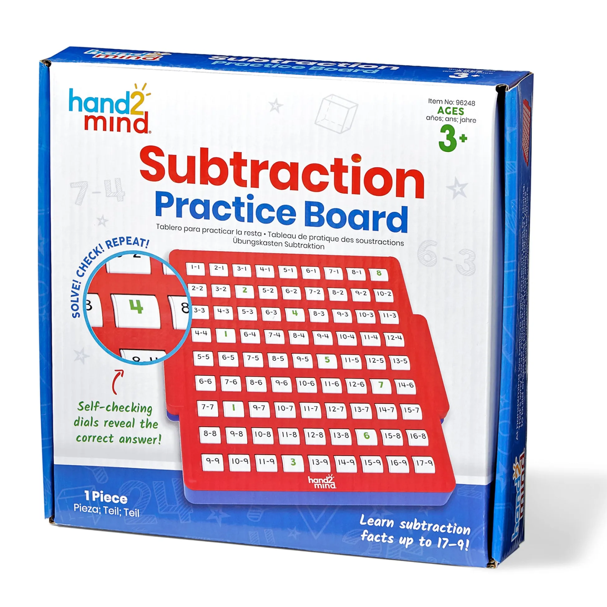 Educators Resource Hand2Mind Interactive Math Facts Board - Master Subtraction Skills* Math Toys|Math, Counting & Time