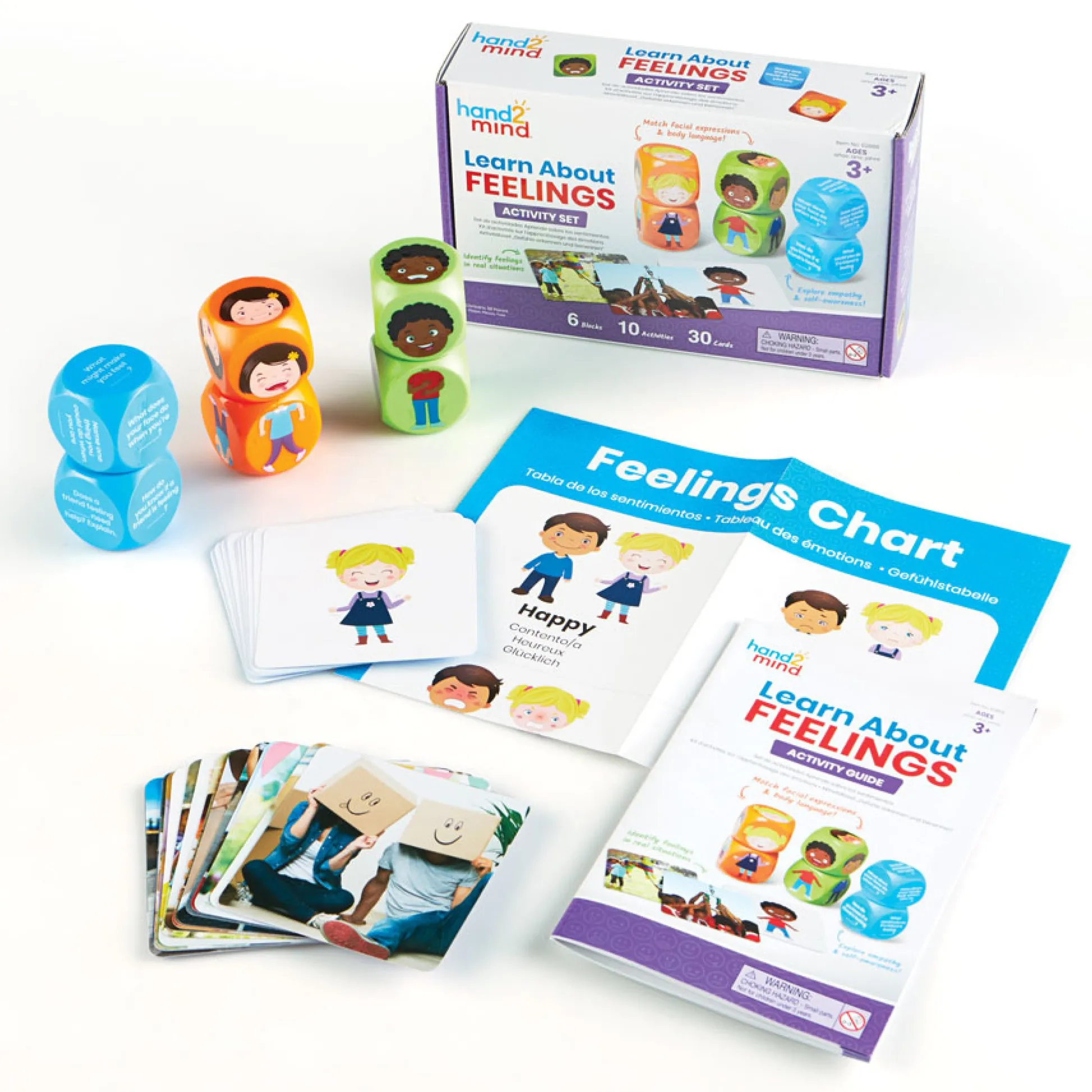 Educators Resource Hand2Mind Learn About Feelings Activity Set - Emotion Exploration for Kids* Preschool Education Toys & Activities|Social & Emotional Skills