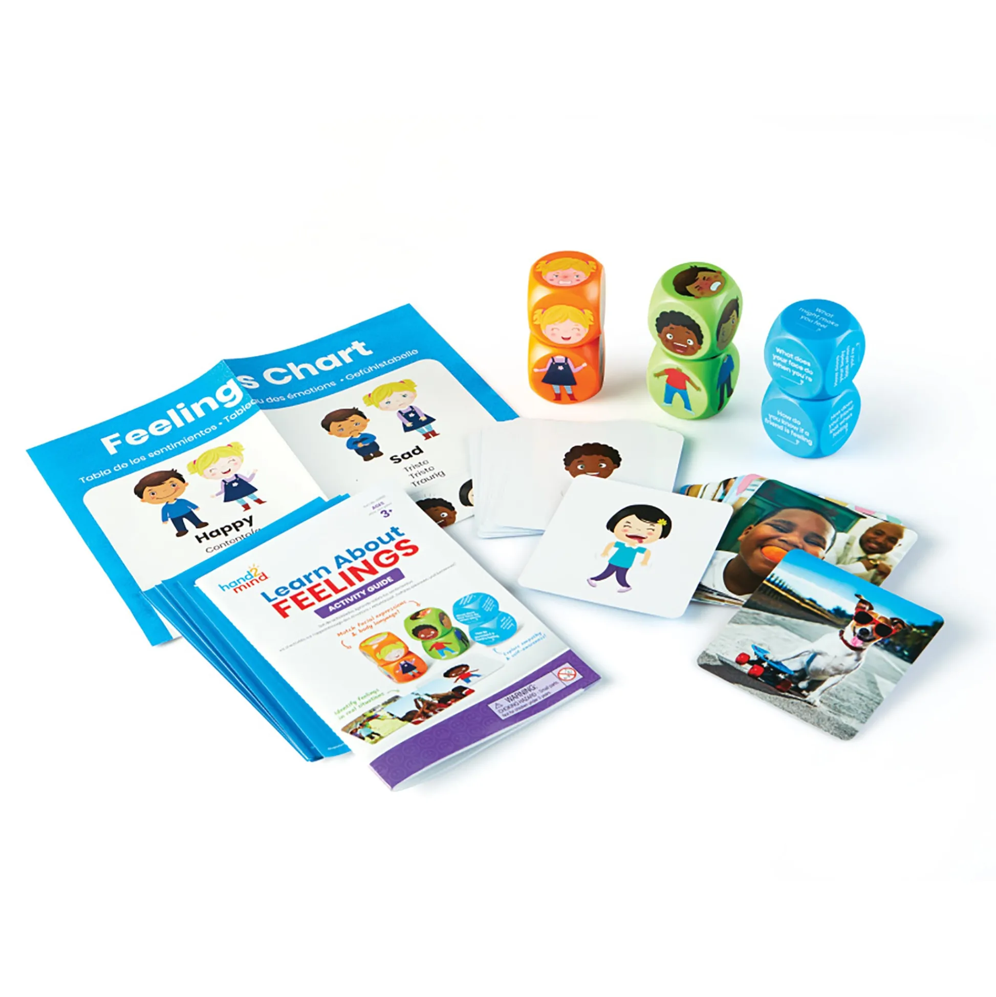 Educators Resource Hand2Mind Learn About Feelings Activity Set - Emotion Exploration for Kids* Preschool Education Toys & Activities|Social & Emotional Skills