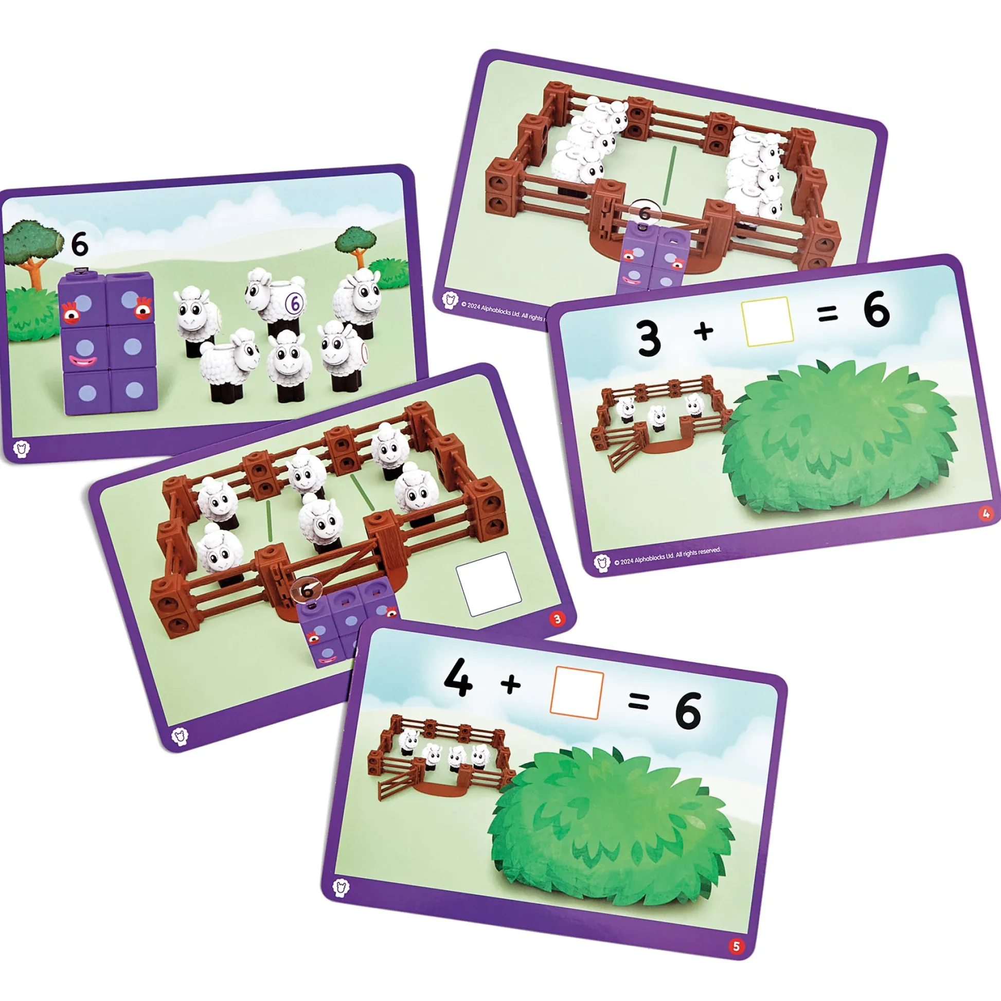 Educators Resource Hand2Mind MathLink Cubes Activity Set - Numberblocks Sheep Farm Adventure* Preschool Education Toys & Activities