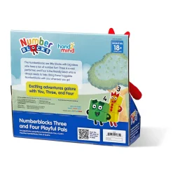 Educators Resource Hand2Mind Numberblocks 3 & 4 Playful Pals Plush - Yellow & Green* Stuffed Animals|Stuffed Animals & Plush Toys