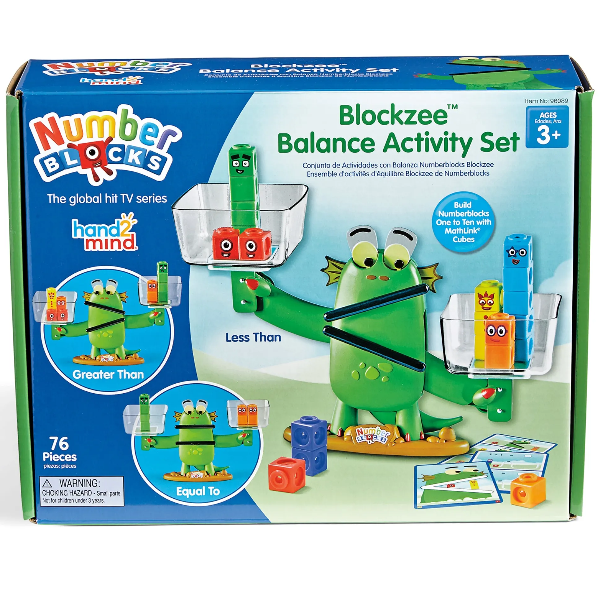 Educators Resource Hand2Mind Numberblocks Blockzilla Balance Activity Set - Educational Math Toy* Preschool Education Toys & Activities