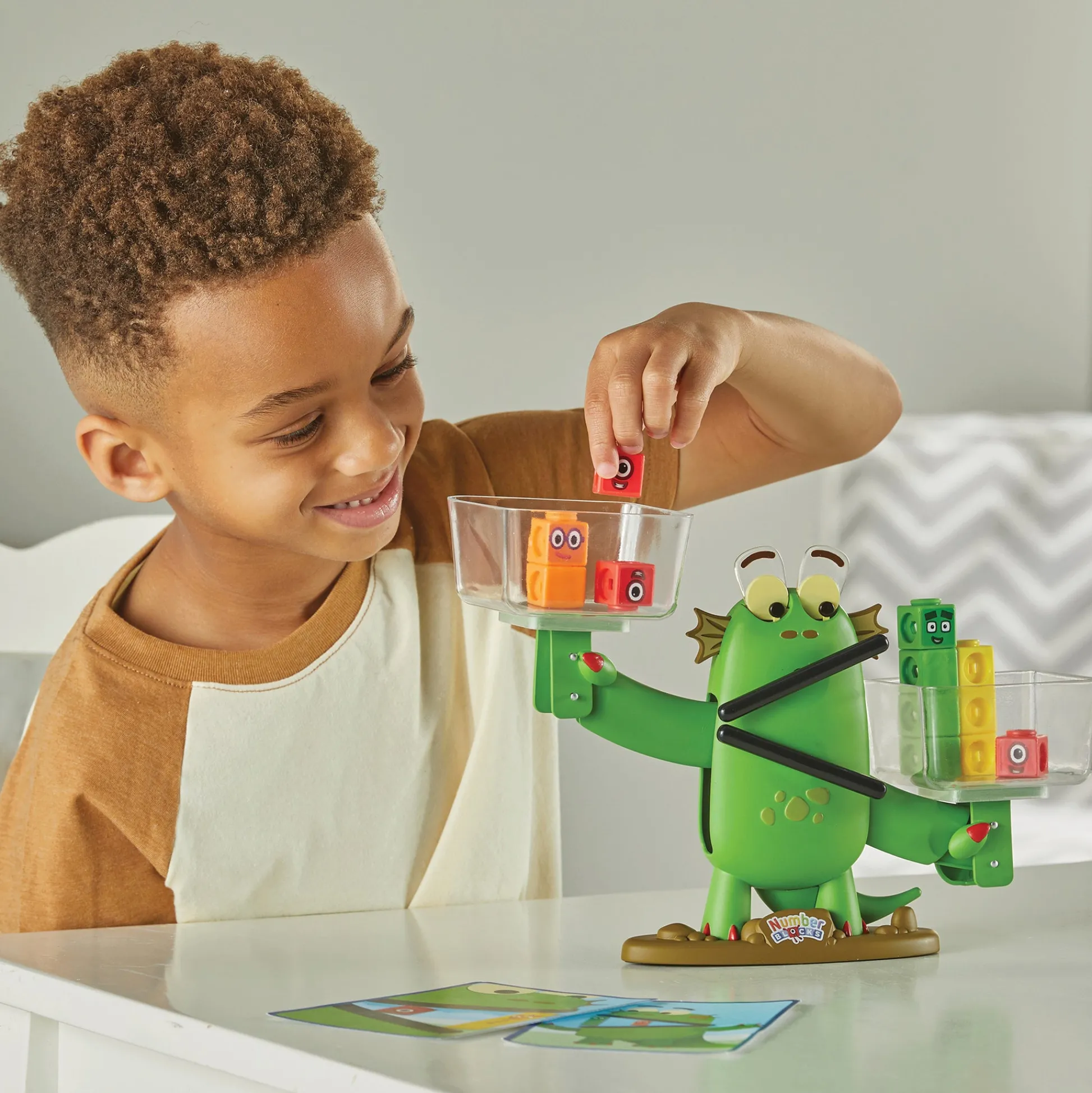 Educators Resource Hand2Mind Numberblocks Blockzilla Balance Activity Set - Educational Math Toy* Preschool Education Toys & Activities