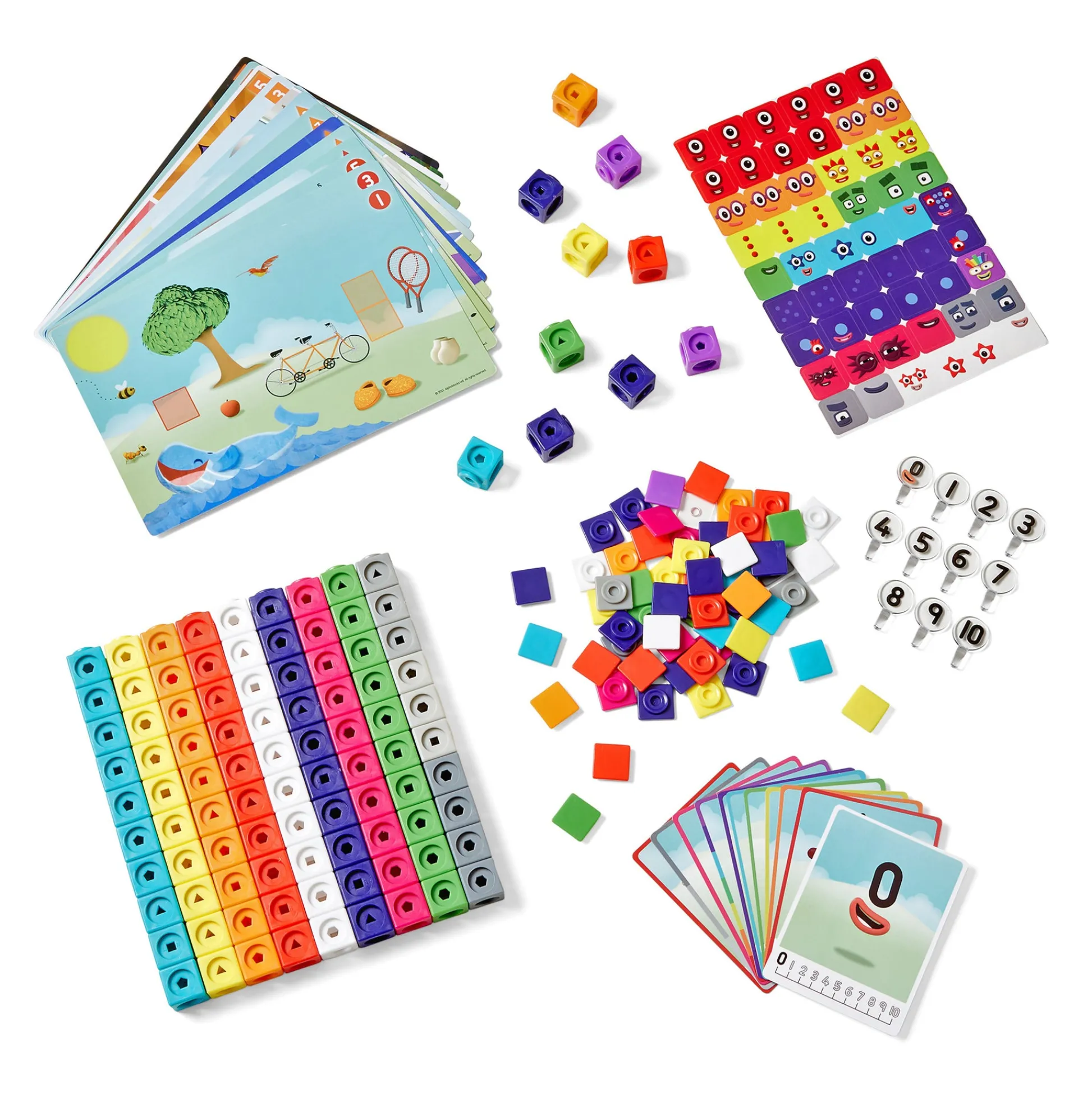 Educators Resource Hand2Mind Numberblocks MathLink Cubes 1-10 Activity Set - Educational Math Toy* Preschool Education Toys & Activities