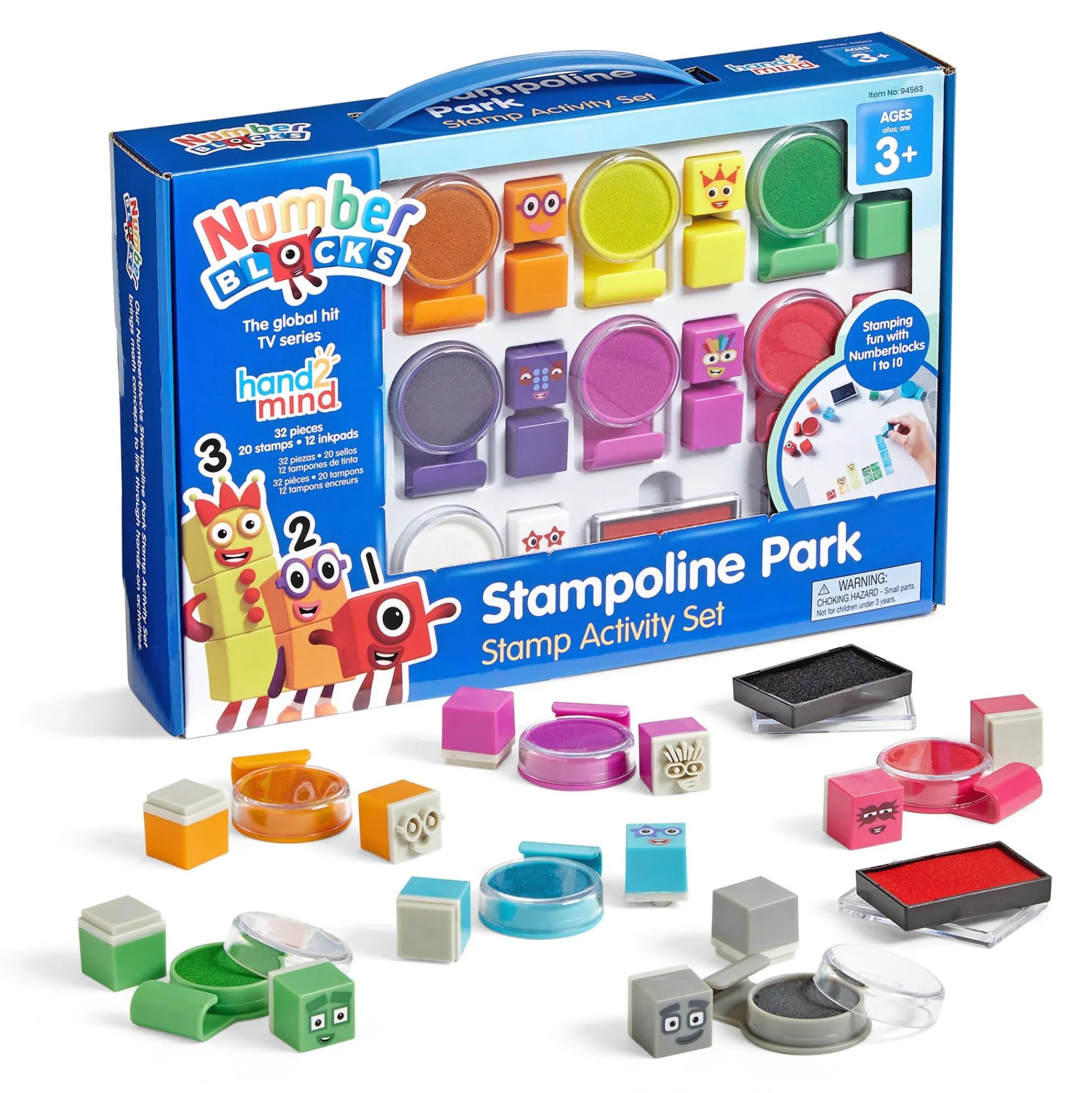 Educators Resource Hand2Mind Numberblocks Stampoline Park - Educational Stamp Set* Preschool Education Toys & Activities