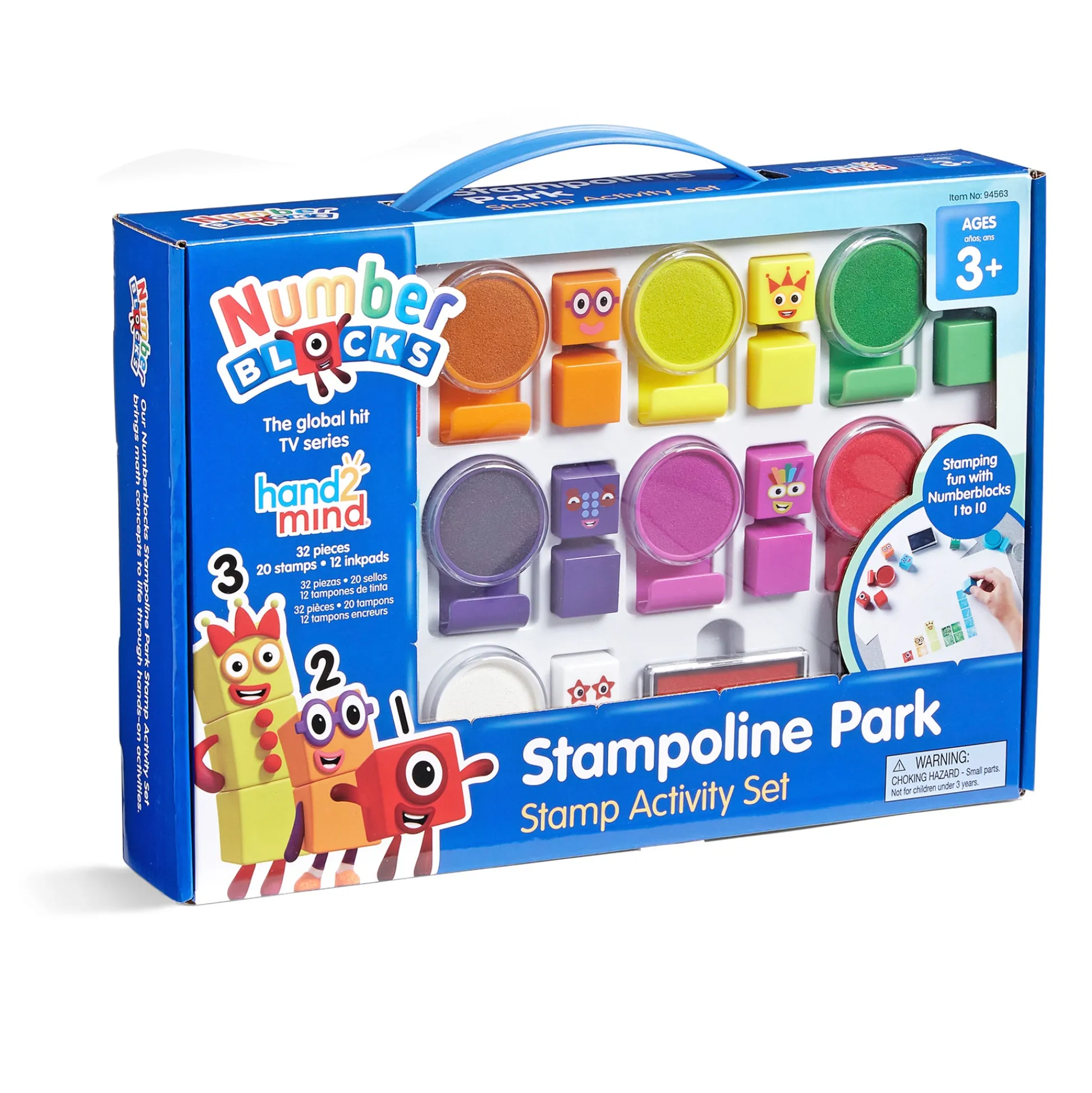 Educators Resource Hand2Mind Numberblocks Stampoline Park - Educational Stamp Set* Preschool Education Toys & Activities