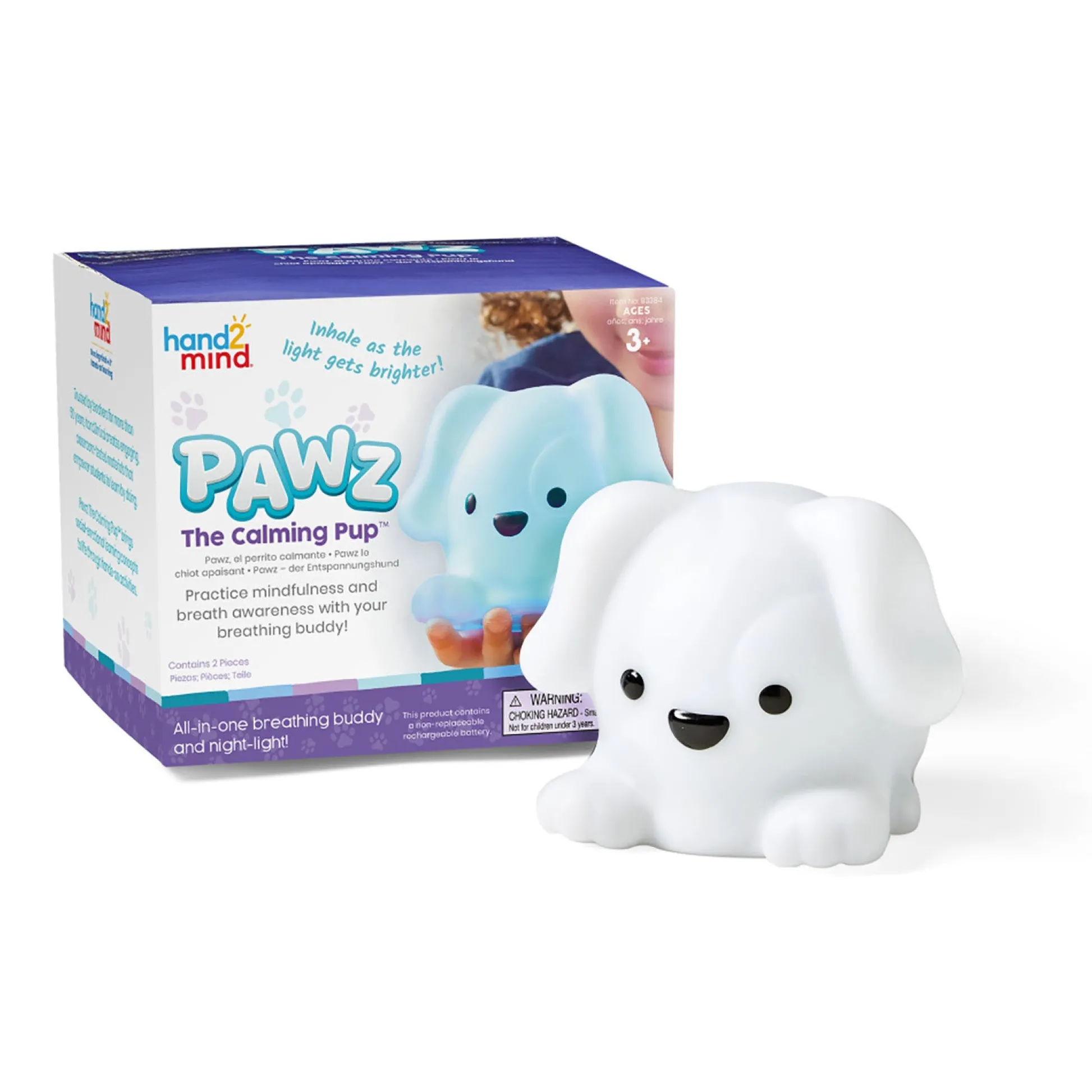 Educators Resource Hand2Mind PAWZ The Calming Pup Interactive Light-Up Toy* Social & Emotional Skills|Preschool Education Toys & Activities