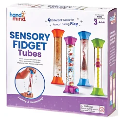 Educators Resource Hand2Mind Sensory Fidget Tubes - Calming and Engaging Set of 4* Social & Emotional Skills|Sensory & Fidget Toys