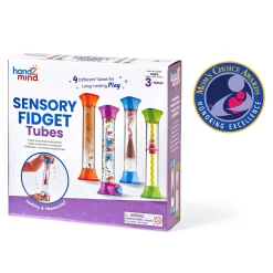 Educators Resource Hand2Mind Sensory Fidget Tubes - Calming and Engaging Set of 4* Social & Emotional Skills|Sensory & Fidget Toys