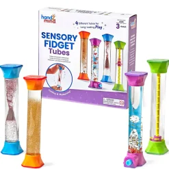Educators Resource Hand2Mind Sensory Fidget Tubes - Calming and Engaging Set of 4* Social & Emotional Skills|Sensory & Fidget Toys