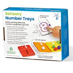 Educators Resource Hand2Mind Sensory Number Trays - Textured Paths for Learning Math* Math Toys|Math, Counting & Time