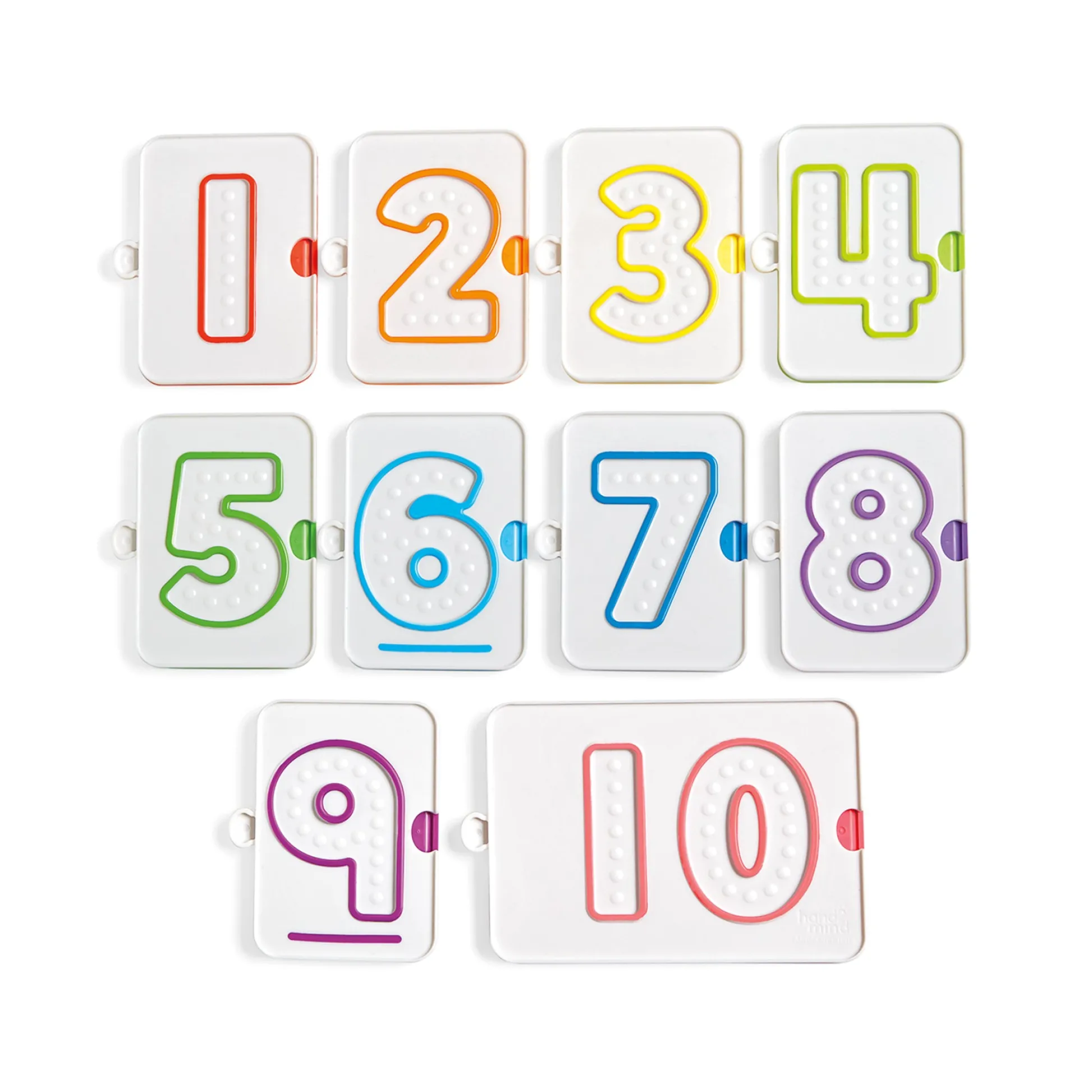 Educators Resource Hand2Mind Sensory Number Trays - Textured Paths for Learning Math* Math Toys|Math, Counting & Time