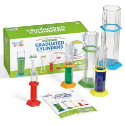 Educators Resource Hand2Mind Starter Science Graduated Cylinders Set for Kids* Science & Discovery