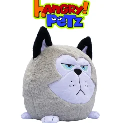 Flat River Group Hangry Petz Cooper Husky 12 inch Sound Plush - Grey & White* Stuffed Animals|Stuffed Animals & Plush Toys