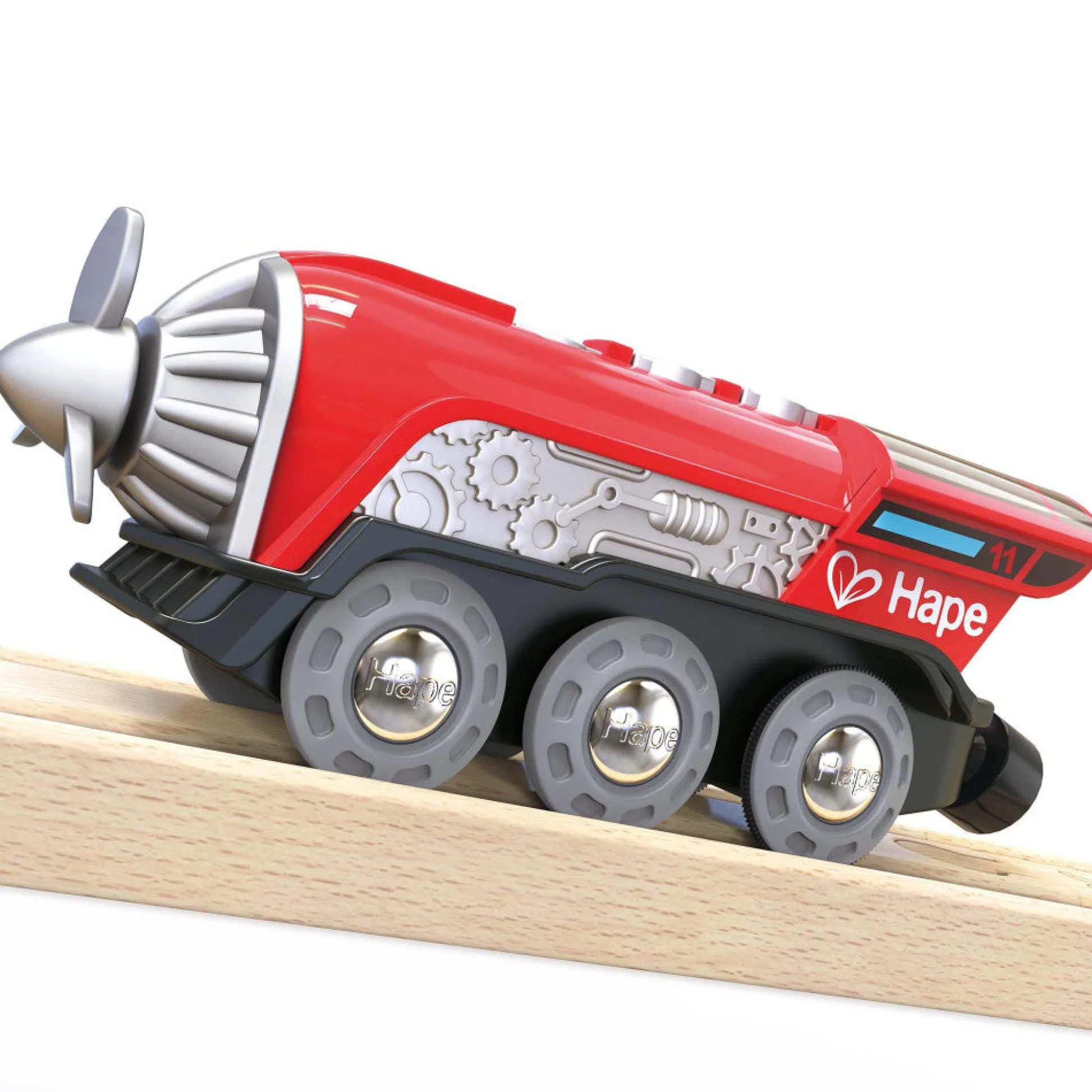 Flat River Group Hape - Light & Sound Propeller Engine - Adventure Series* Trains & Train Tables