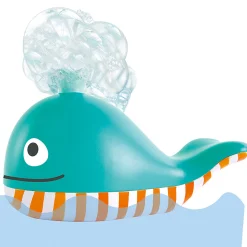 Flat River Group Hape Bubble Blowing Whale - Blue & Yellow Bath Toy* Bath Toys