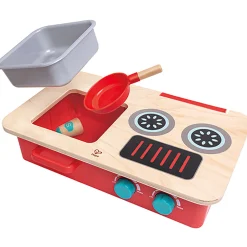 Flat River Group Hape Cook & Create Wooden Countertop Kitchen Playset - with Sounds* Kitchens & Play Food|Dress Up