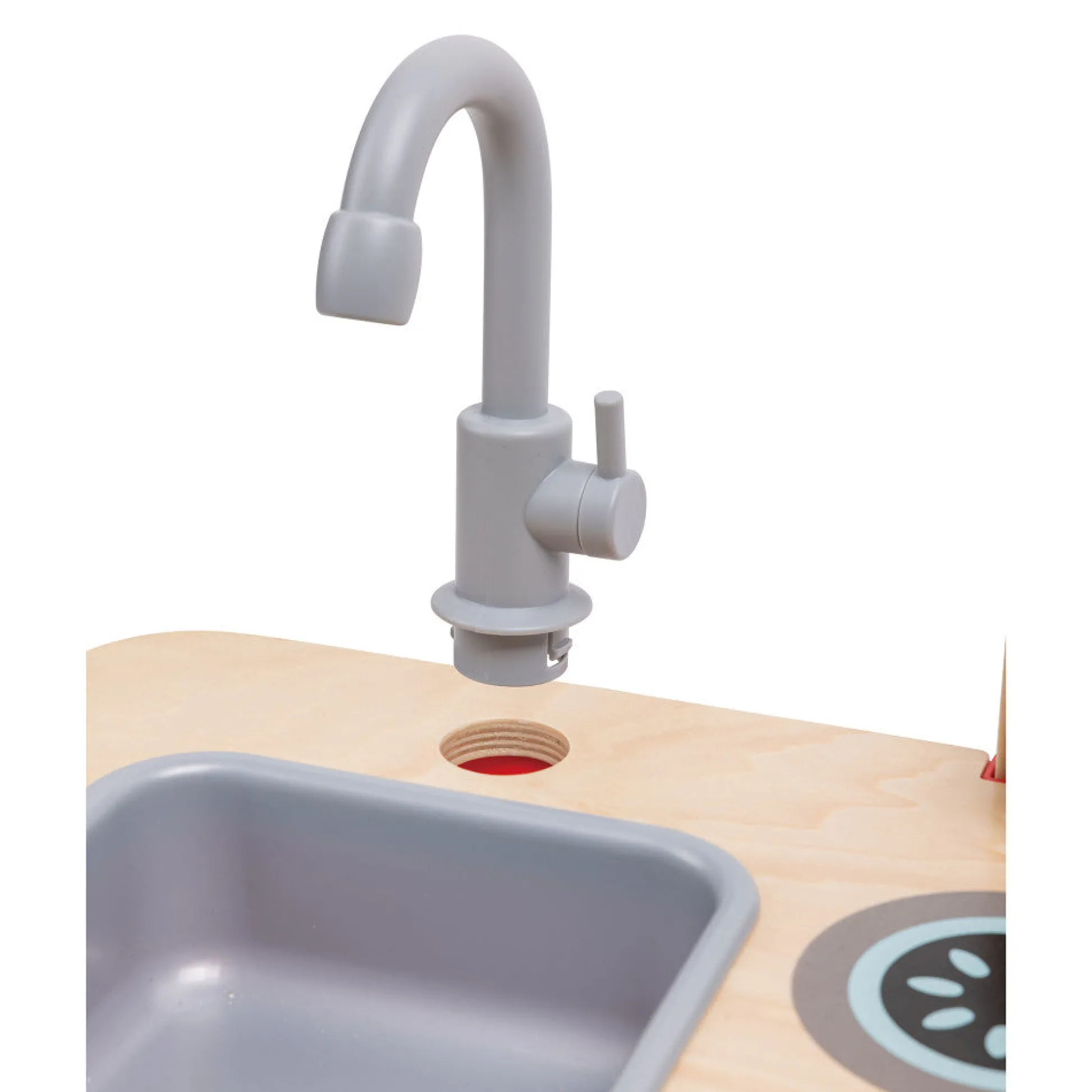 Flat River Group Hape Cook & Create Wooden Countertop Kitchen Playset - with Sounds* Kitchens & Play Food|Dress Up