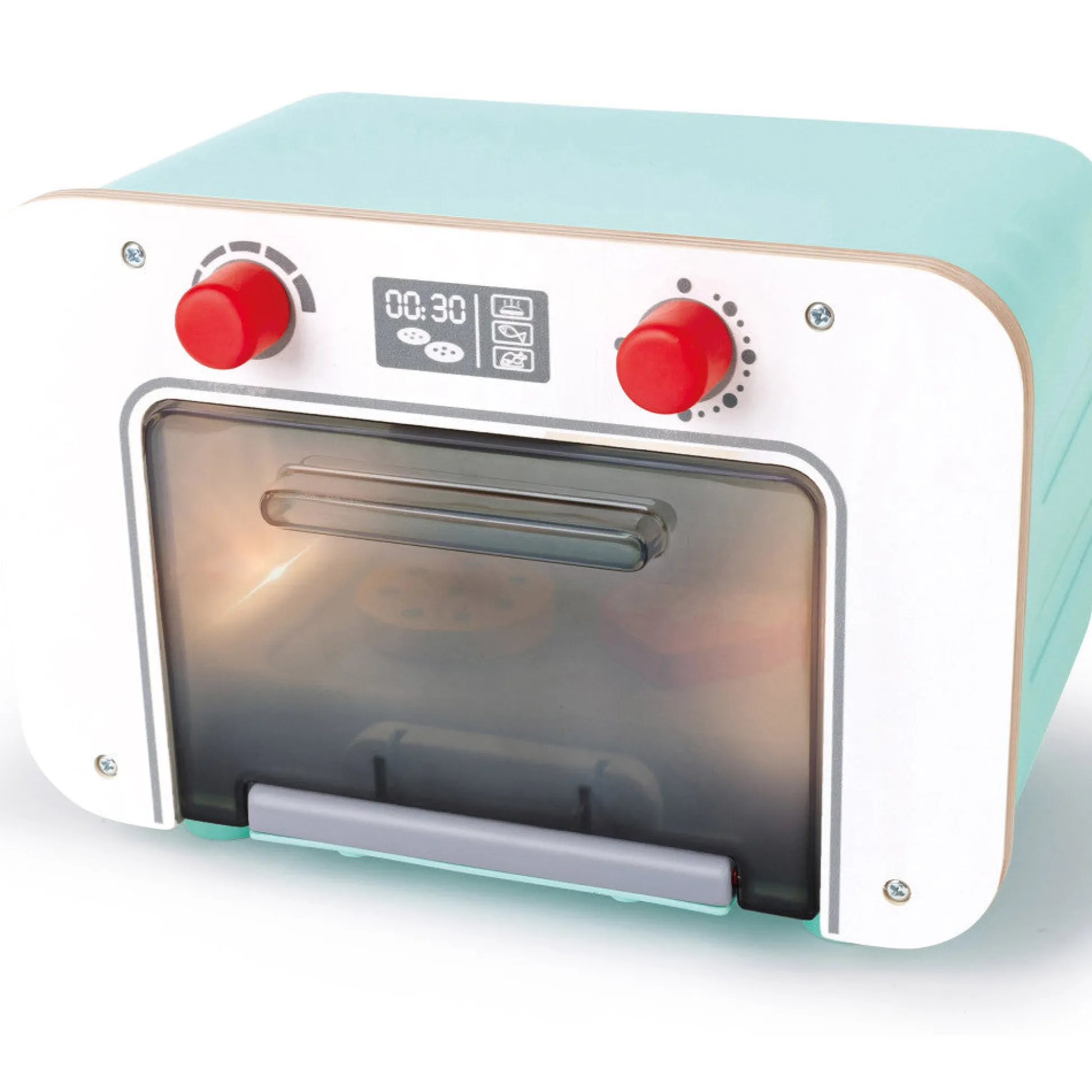 Flat River Group Hape Countdown Baking Oven Wooden Kitchen Playset - Lights & Sounds* Kitchens & Play Food|Dress Up