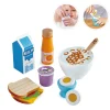 Flat River Group Hape Delicious Breakfast Wooden Kitchen Playset for Toddlers & Children Ages 3+* Kitchens & Play Food|Dress Up