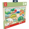Flat River Group Hape Dino Double-Sided Coloring Jigsaw Puzzle - 24 pc* Puzzles