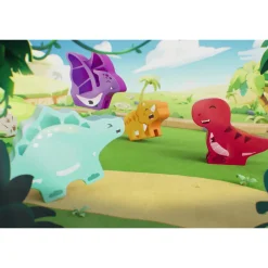 Flat River Group Hape Dinosaur Train Bucket Set - 27pc Wooden Adventure Toy* Preschool Education Toys & Activities|Preschool Building Sets & Blocks