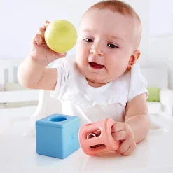 Flat River Group Hape Geometric Rattle Trio - 3pc Teething & Shake Toy* Rattlers & Teethers
