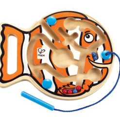 Flat River Group Hape Go-Fish-Go Magnetic Wooden Toddler Maze Puzzle* Preschool Education Toys & Activities|Puzzles