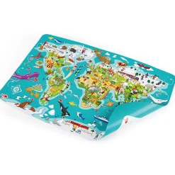 Flat River Group Hape 2-In-1 World Tour Puzzle & Game - 105pc* Puzzles