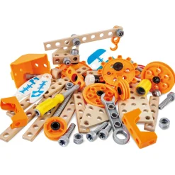 Flat River Group Hape Junior Inventor Deluxe Experiment Kit - 57 Piece Set* Engineering Toys