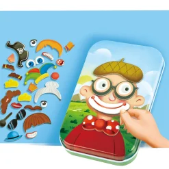 Flat River Group Hape Magnetic Funny Face Game - 29 Creative Mix & Match Features* Preschool Education Toys & Activities