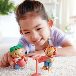Flat River Group Hape Milo & Melody Tiger Duo Musical Playset* Preschool Education Toys & Activities|Preschool Figures & Playsets