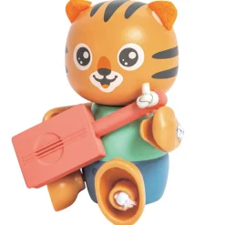 Flat River Group Hape Milo & Melody Tiger Duo Musical Playset* Preschool Education Toys & Activities|Preschool Figures & Playsets