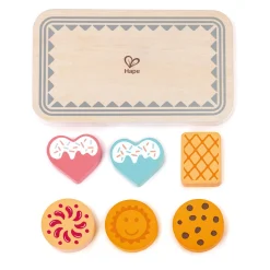 Flat River Group Hape My Baking Oven Playset with Magic Color-Changing Cookies - Red & White* Kitchens & Play Food|Dress Up