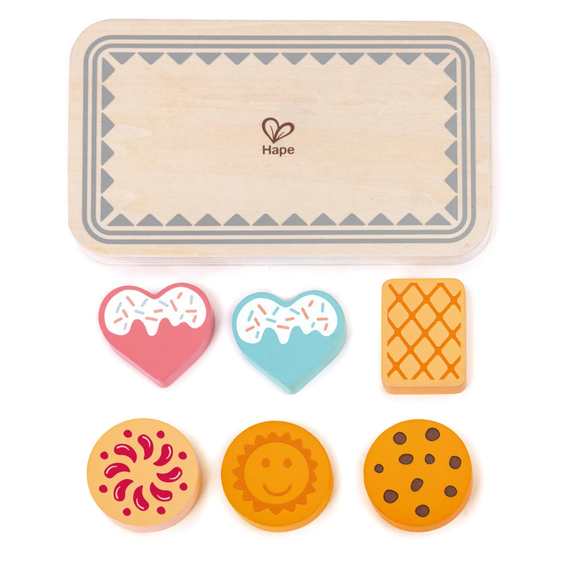 Flat River Group Hape My Baking Oven Playset with Magic Color-Changing Cookies - Red & White* Kitchens & Play Food|Dress Up